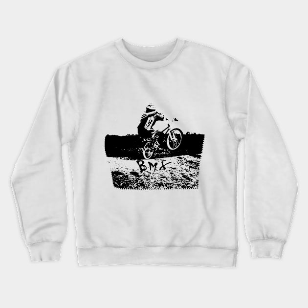 bmx Crewneck Sweatshirt by rickylabellevie